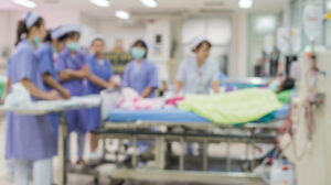 Medical professionals in a hospital
